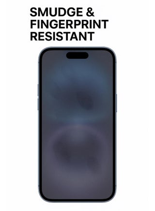 Matte Privacy Screen Protector for iPhone 16 Pro - Tempered Glass, Anti-Glare,Ultra-Thin, Scratch-Resistant - view 4
