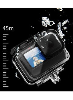 مويكسين جراب مبيت مقاوم للماء 45 متر لكاميرا GoPro Hero 11 / Hero 10 / Hero 9 أسود غطاء حماية الغوص  - Image 2