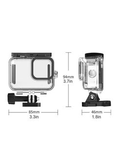 مويكسين جراب مبيت مقاوم للماء 45 متر لكاميرا GoPro Hero 11 / Hero 10 / Hero 9 أسود غطاء حماية الغوص  - Image 4