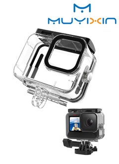 مويكسين جراب مبيت مقاوم للماء 45 متر لكاميرا GoPro Hero 11 / Hero 10 / Hero 9 أسود غطاء حماية الغوص  - Image 1