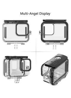 مويكسين جراب مبيت مقاوم للماء 45 متر لكاميرا GoPro Hero 11 / Hero 10 / Hero 9 أسود غطاء حماية الغوص  - Image 3
