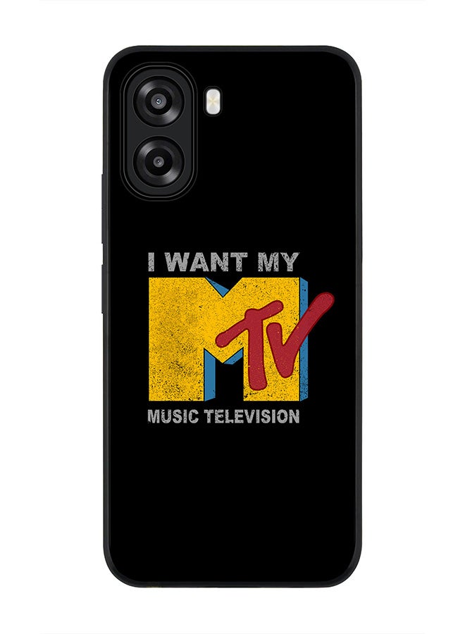 Stylizedd For Oppo A6t 5G / A6t 4G Case,Slim fit Camera Protection, Shockproof Thin Phone cover  - I want my mtv - Image 1