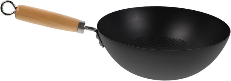Japanese Style Small Wok Iron Frying Pan Kitchenware Easy Handling Multipurpose Cooking Pot - Image 1