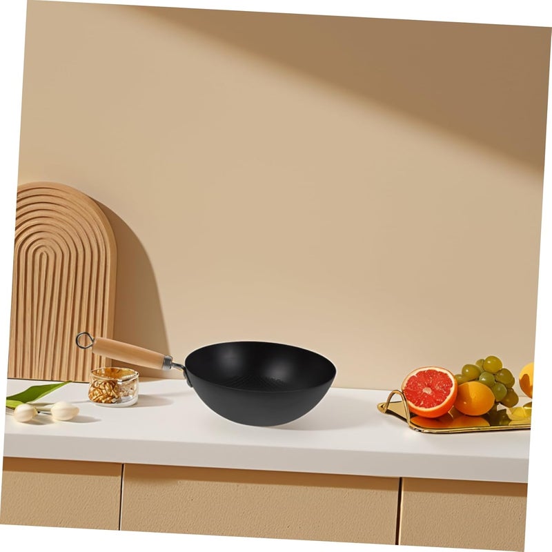 Japanese Style Small Wok Iron Frying Pan Kitchenware Easy Handling Multipurpose Cooking Pot - Image 5