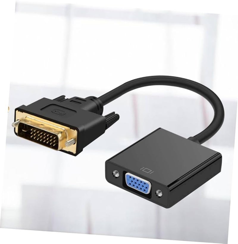 DVI Male to VGA Female Adapter Converter Cable 1080P High Definition Black - Image 4