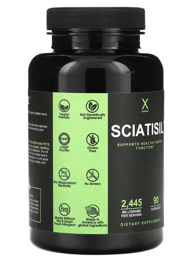 HUMANX Sciatisil 2445 mg 90 Capsules (815 mg per Capsule) - Image 2