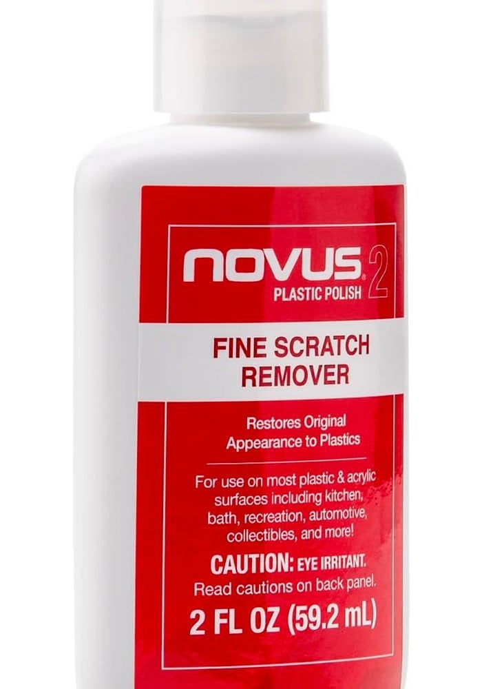 NOVUS نوفوس 2 مزيل الخدوش الدقيقة - 2 أونصة من ملمع البلاستيك - Image 2