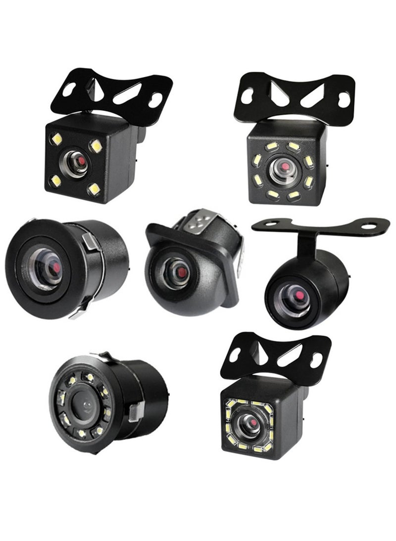 AROAQ Car Backup Camera, Ip68 Waterproof Great Night Vision, Hd Reversing Camera With Light, Reverse Auto Back Up Car Camera For All Vehicles, (Semicircle) Black  - Image 3
