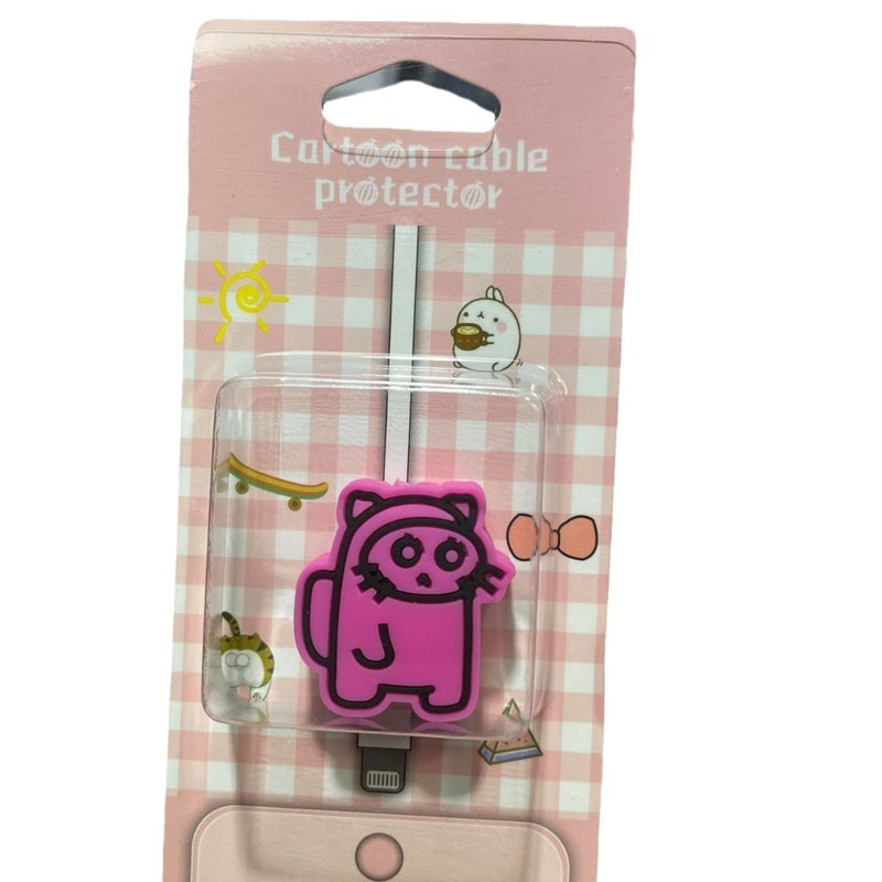 2021 New Cartoon Take A Bite Data Cable Protective Cover Suitable For Apple Data Cable Gift Cooperation - Image 4