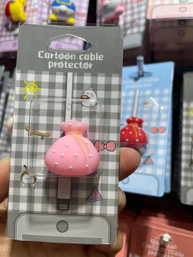 2021 New Cartoon Take A Bite Data Cable Protective Cover Suitable For Apple Data Cable Gift Cooperation - Image 1