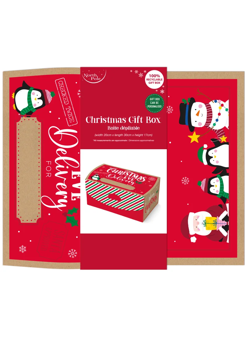 EuroWrap Christmas Eve Flat Box