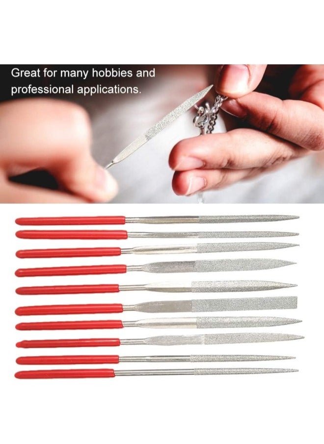 silvercnc - 10 pieces file set, wood RASP with steel hand file, round RASP, filing tool woodworking DIY handcraft wood rasping files, workshop file set File set - Image 1
