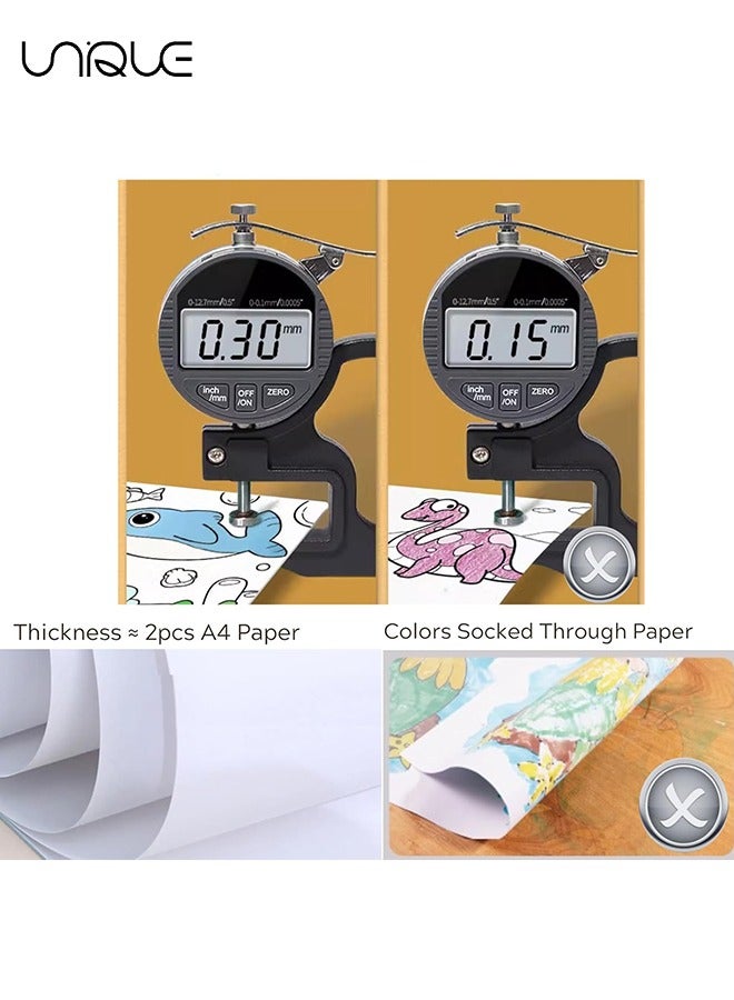 Unique 300x38cm Kids Drawing Paper Roll, Coloring Paper Roll Painting Color Filling Paper, Coloring Poster Drawing Roll Coloring Book DIY Art Crafts for Preschool Kindergarten Classroom - Image 4