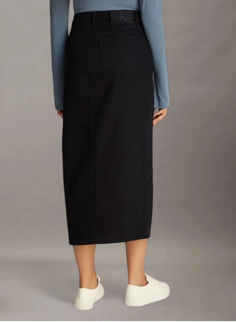 كالفن كلاين جينز تنورة جينز طويلة