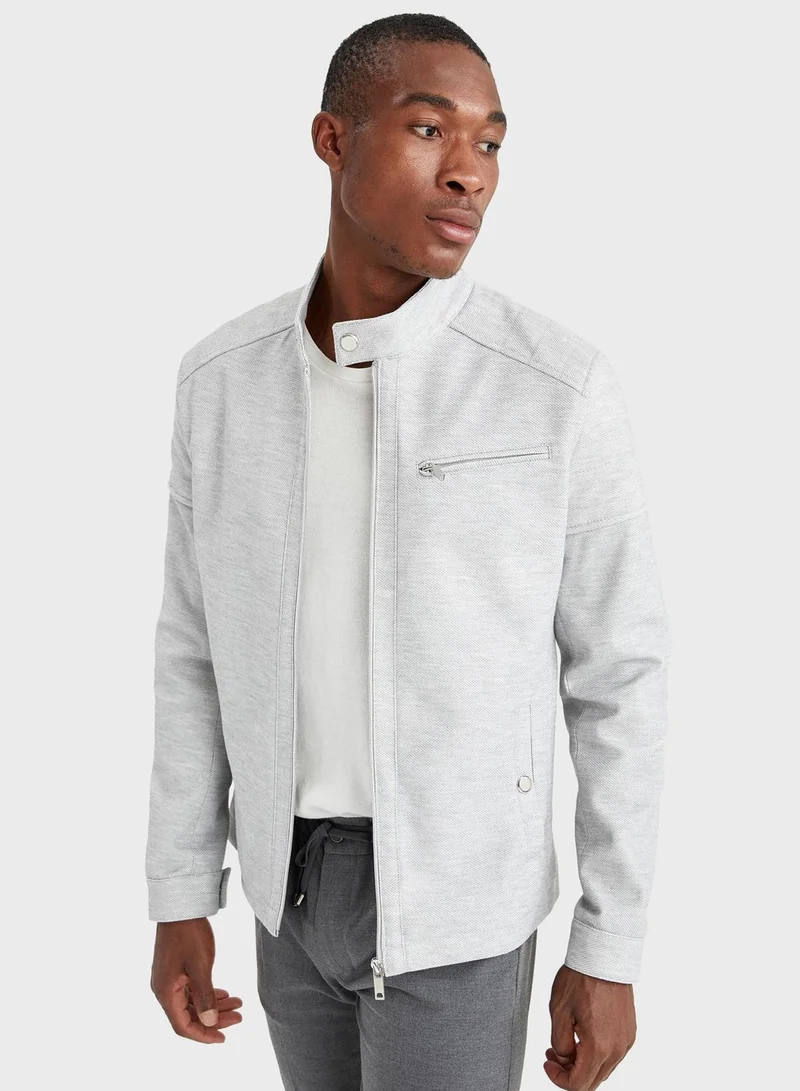 DeFacto Zip Through Knitted Cardigan