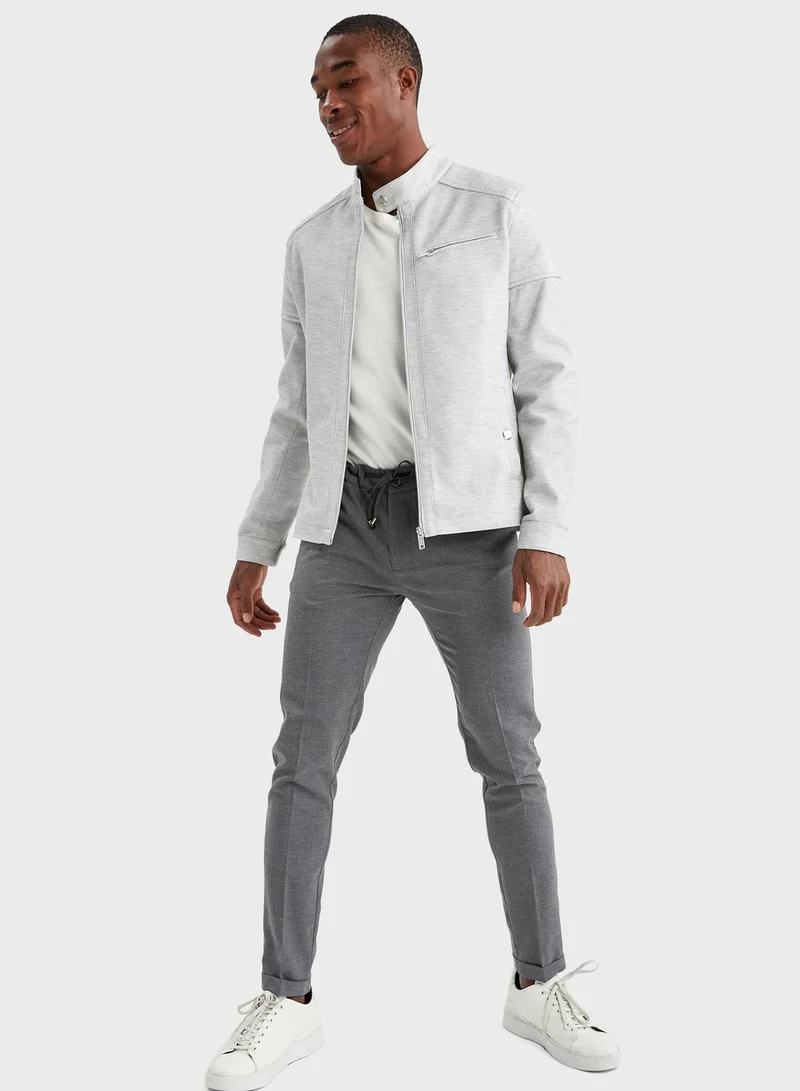 DeFacto Zip Through Knitted Cardigan