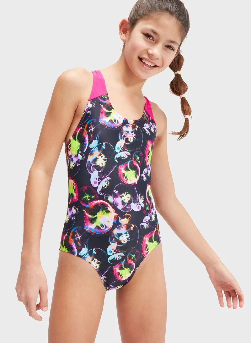 speedo Allover Splashback Swimsuit