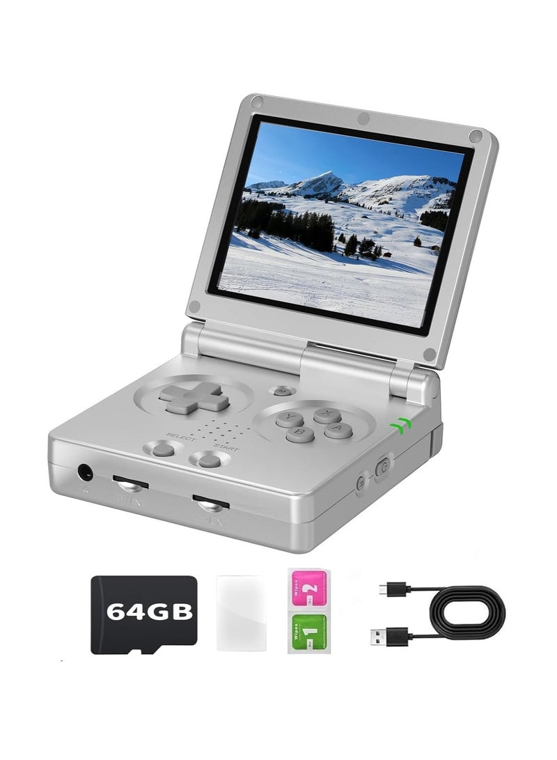 KASTWAVE RG35XXSP Game Console Flip Retro Handheld, 3.5 Inch IPS Screen, Linux System Classic Game Console,Support HDMI and TV Output WiFi Bluetooth Built-in 64GB TF Card 5000Classic Games - Image 1