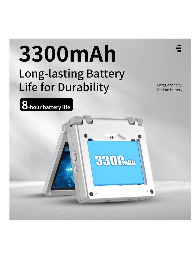 KASTWAVE RG35XXSP Game Console Flip Retro Handheld, 3.5 Inch IPS Screen, Linux System Classic Game Console,Support HDMI and TV Output WiFi Bluetooth Built-in 64GB TF Card 5000Classic Games - Image 3