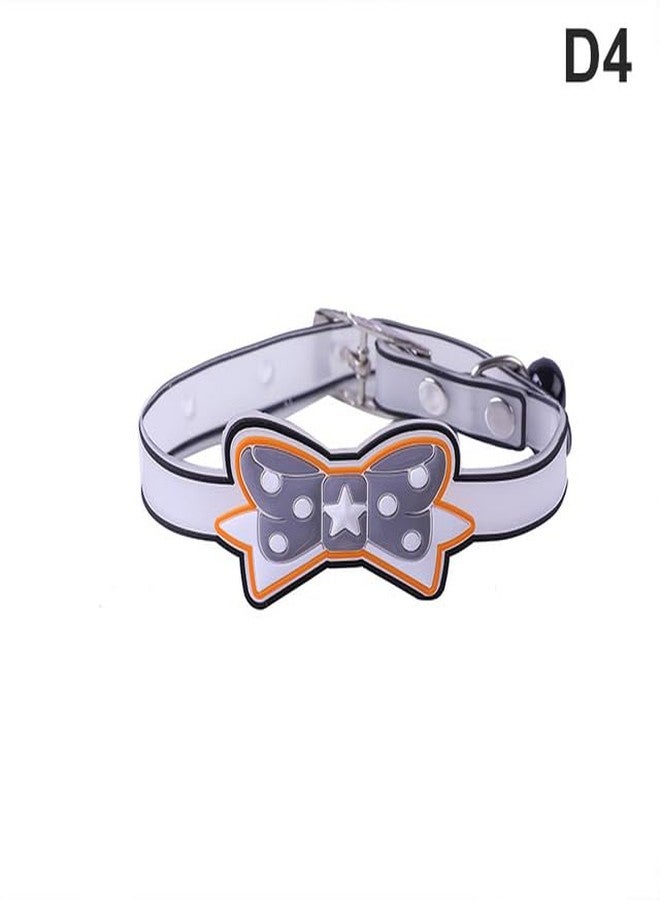 Pups&Pets طوق سيليكون عاكس قابل للتعديل للقطط والقطط الصغيرة من Pups&Pets مزود بإبزيم أمان وأجراس (قد يختلف اللون) (عبوة من قطعتين، تصميم رقم 3) - Image 5