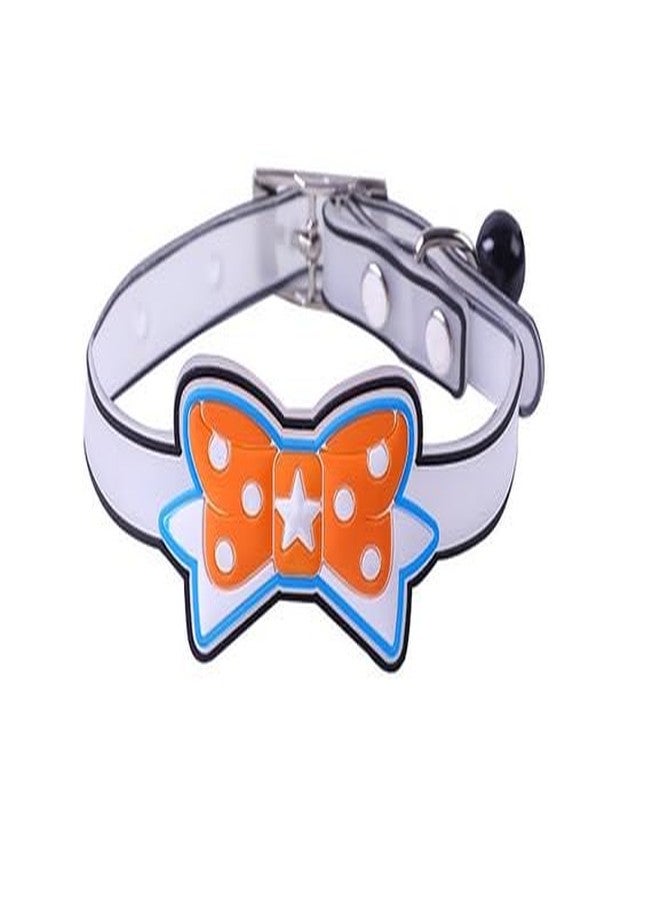 Pups&Pets طوق سيليكون عاكس قابل للتعديل للقطط والقطط الصغيرة من Pups&Pets مزود بإبزيم أمان وأجراس (قد يختلف اللون) (عبوة من قطعتين، تصميم رقم 3) - Image 4