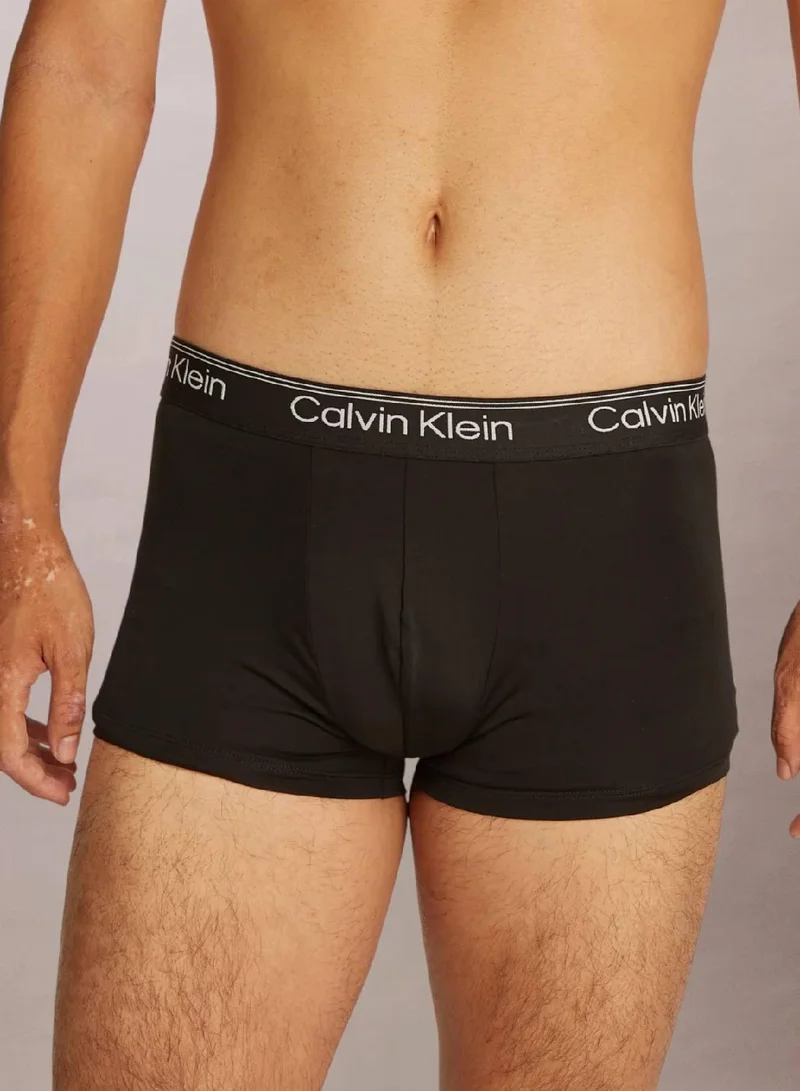 CALVIN KLEIN 3 Pack Low Rise Trunks - Micro Stretch Wicking