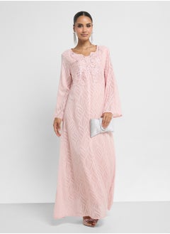 Khizana Emebllished Jalabiya  - Image 4
