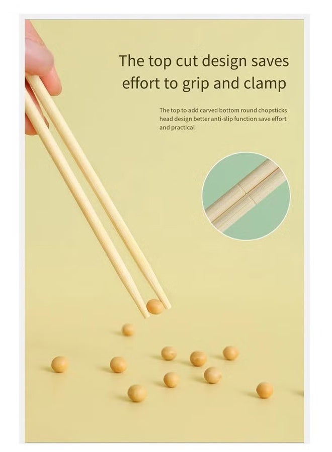 واي جيه 50 زوج مغلف بشكل فردي عصي الخيزران القابلة للتخلص منها 20CM - Image 4