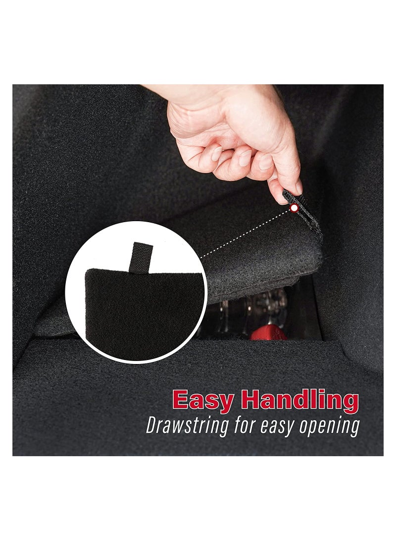 For Tesla Model 3 Rear Trunk Left Organizer Storage Box with Lid Side Storage Protector Packets Waterproof Odorless Side Storage Bins Car Interior Accessories - Image 5