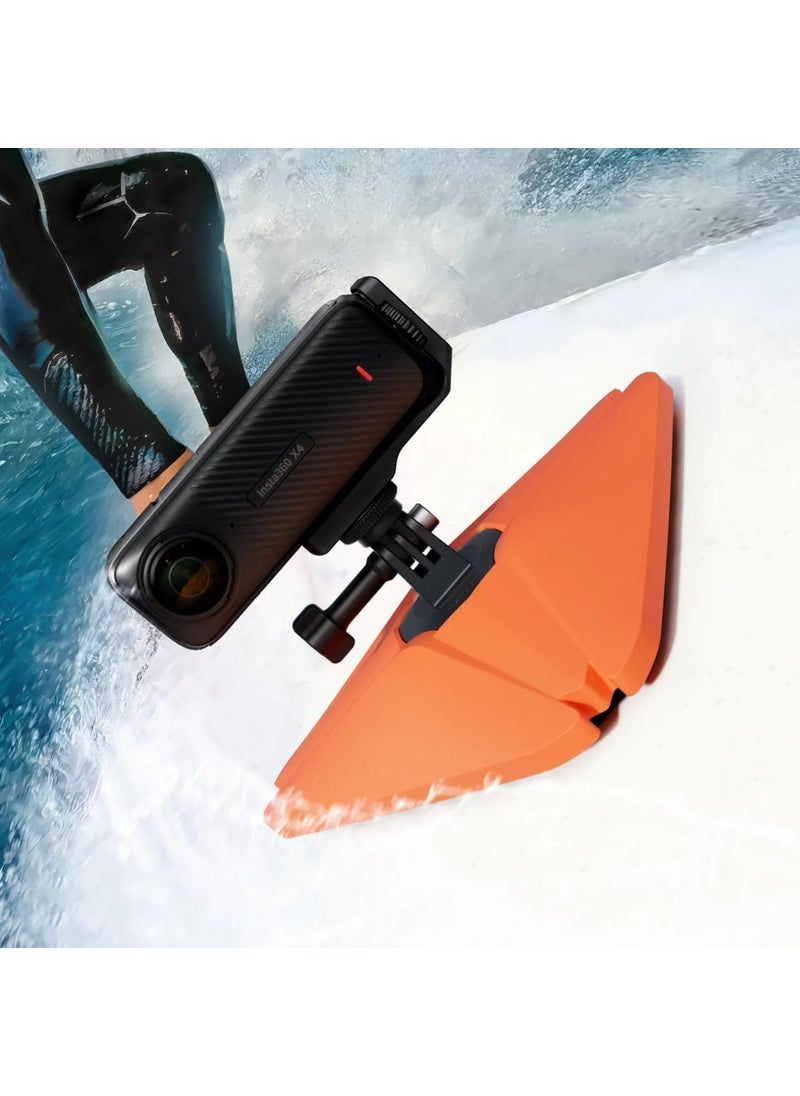 Insta360 Insta360 Floating Surfboard Mount Compatible with X4X3X2 GO 3S32 ACE PROACEONE RS Gopro Hero 13121110 9Max AKASO EK7000Brave 4Brave 7 LEBrave 7  - Image 1