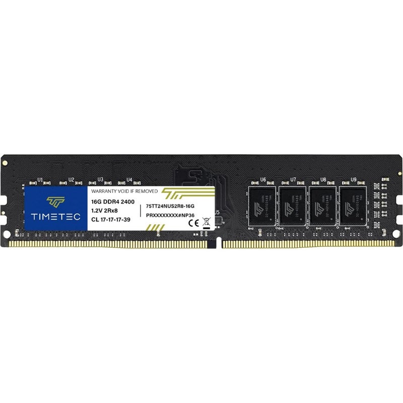 16GB DDR4 2400MHz PC4-2400T PC4-19200 UDIMM Desktop RAM 288-Pin 1.2V CL17 Non-ECC Unbuffered DIMM Memory Module Upgrade - Image 1