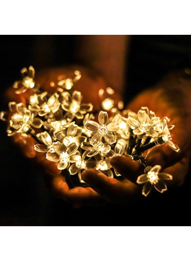 NIBEMINENT 20-Bulb Waterproof Solar String Lights Warm White 5meter - Image 2