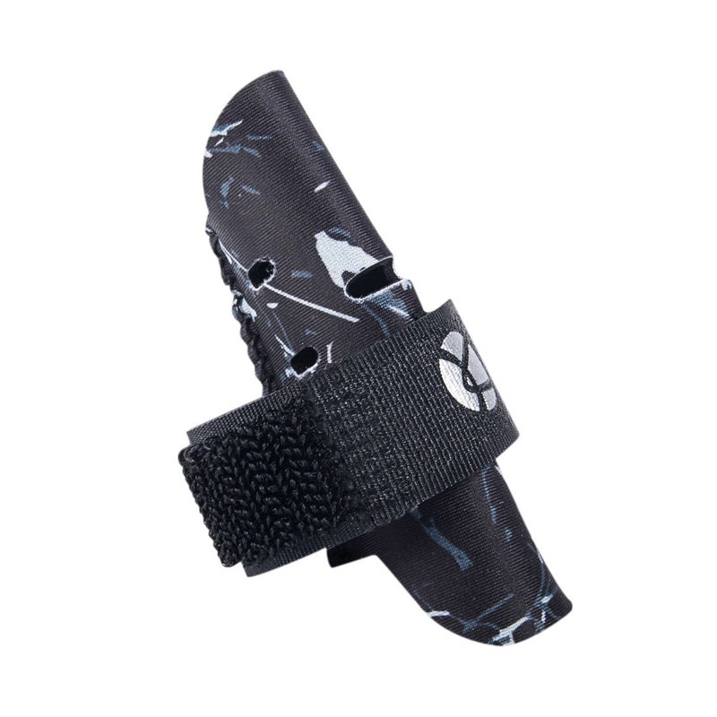 Kuangmi Finger Sleeve Support Protector Prevents Finger Injury During Sports 1 Piece Black SM - Image 3
