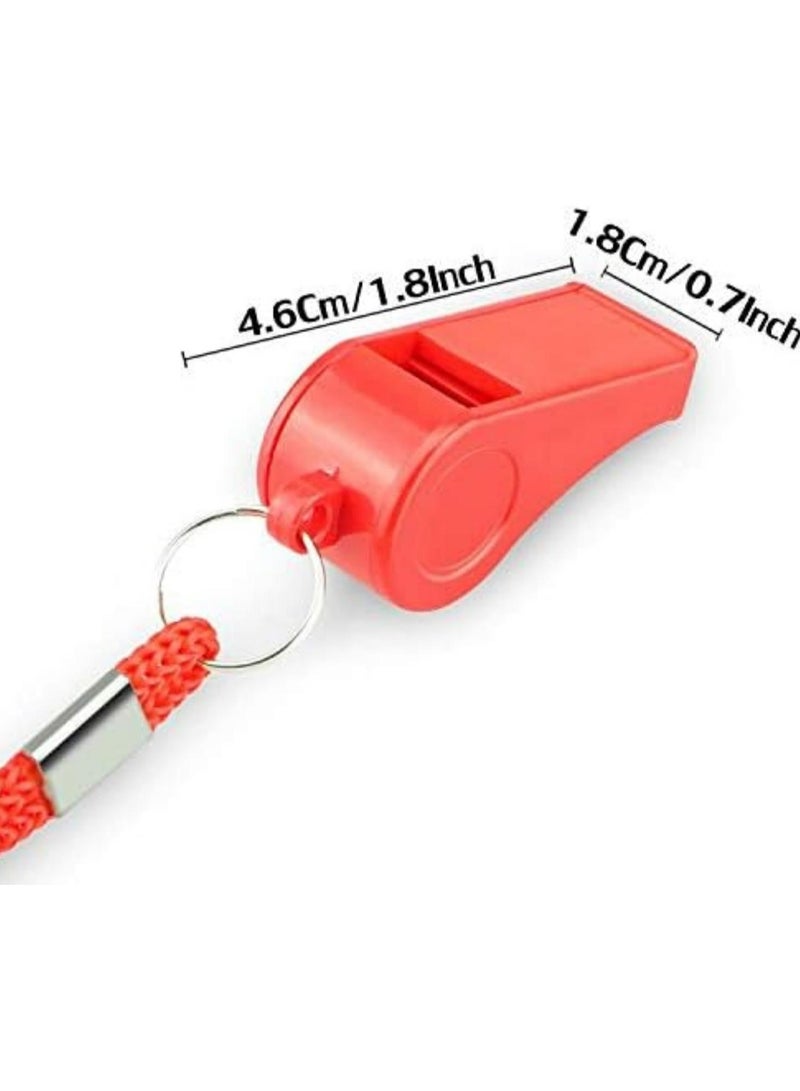 Oasisgalore 8 PCS Sports Whistles with Lanyard - Loud Crisp Sound for Referees, Coaches & Officials - Image 4