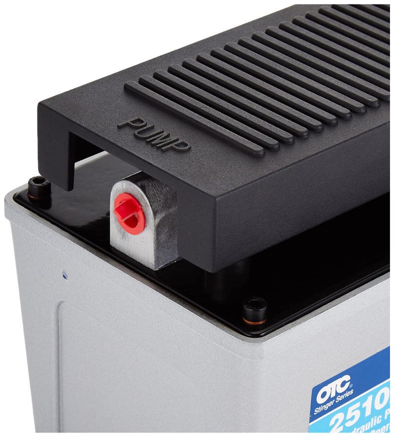 OTC 2510A Stinger 10,000 PSI Foot Operated Air/Hydraulic Pump for Rams, Presses, & Hydraulic Pullers, CHROME - Image 3