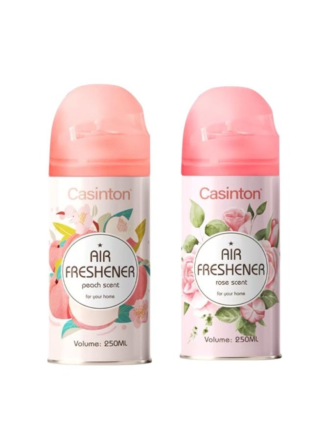 Air Freshener Freshmatic Refill  Peach Scent/Rose Scent 250ml