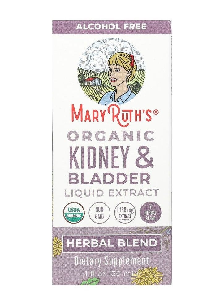 MaryRuth's Organic Kidney & Bladder Liquid Extract Free 30ml