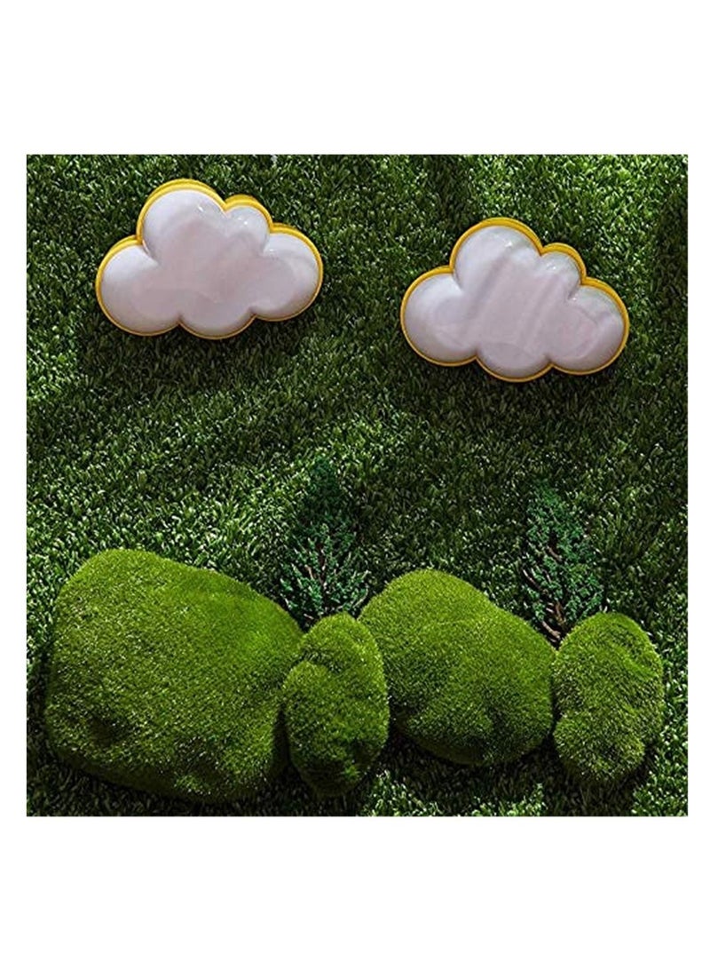 SYOSI SYOSI, 2 Pcs LED Night Light Cloud Shape Lights, Wall Plug into Baby Nursery Warm Lamp With Sensor, Plug-in Intelligent Nightlight for Kids Bedroom Hallway - Image 4