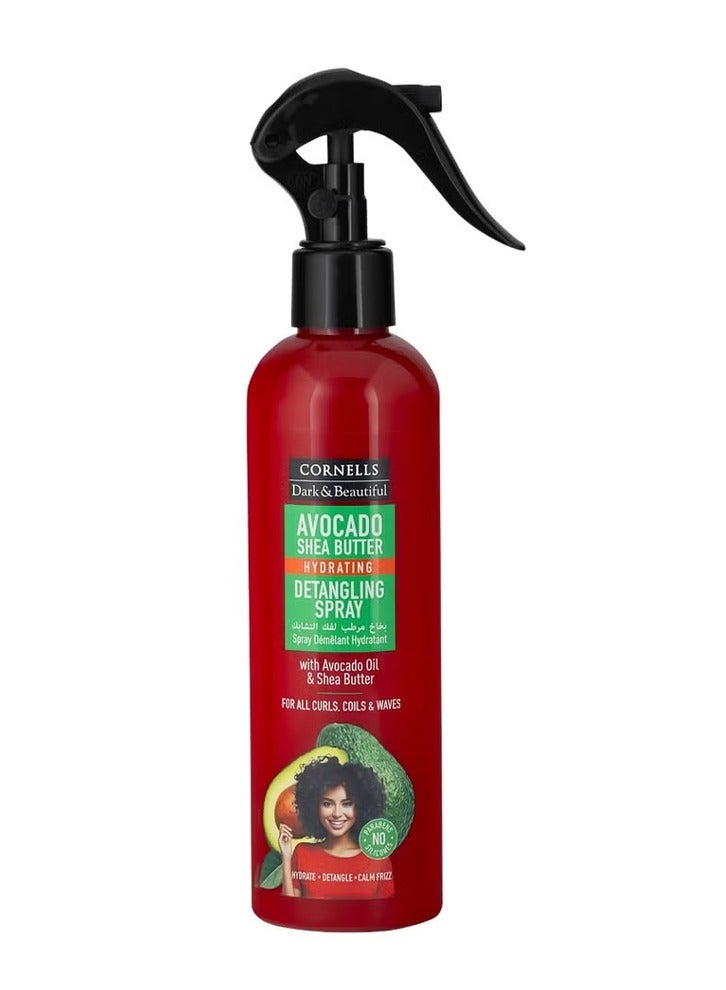 كورنيلز  بخاخ مرطب لفك تشابك الشعر بخلاصة الافوكادو زبدة الشيا 250مل - Image 1