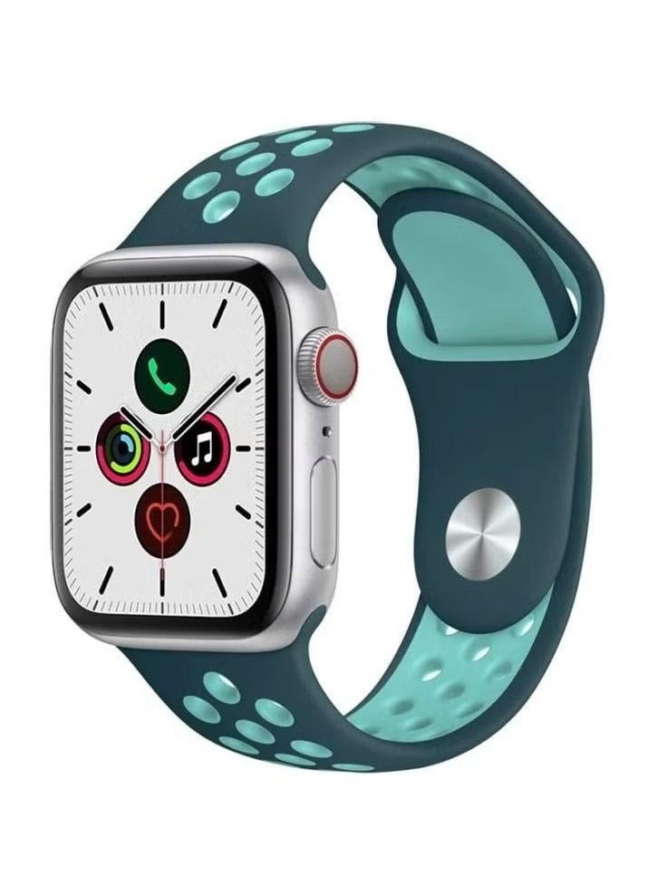 Zaboon Silicone Sport Band for Apple Watch 41mm 40mm 38mm Soft Replacement Strap for iWatch Series 8 / Ultra / 7 / 6 / SE / 5 / 4 / 3 / 2 / 1