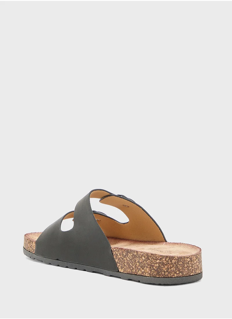 Pink Step Ladies Casual Flat Sandal