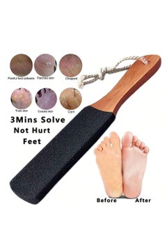 KHAJUL 2-Piece Foot Scrubber Pedicure Foot File Pumice Stone,Professional Pedicure Supplies Callus Remove Cracked Heels,Dead Skin,Corn,Scraper File Foot Care Foot Rasp Massage Brush Tools Kit for Men/Women  - Image 3
