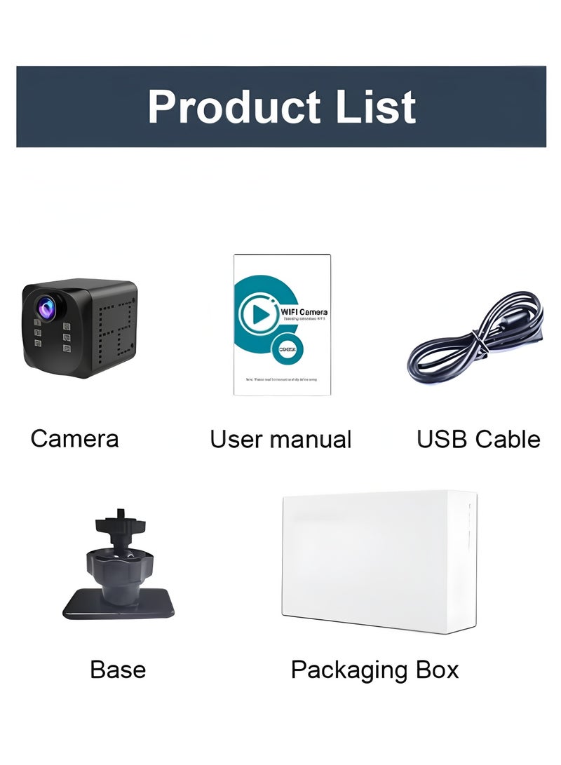 Apluynm Home Security Camera WiFi, Indoor Camera Baby Monitor , Nanny Pet Dog Cam with Auto Cruise,1080P Loop Recording - Image 3