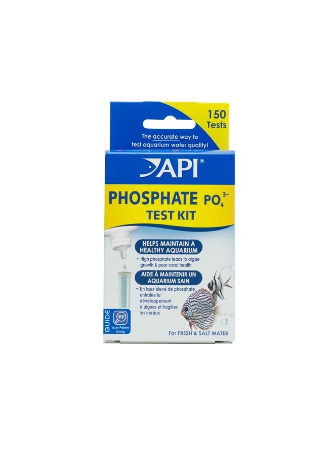 API API Phosphate PO4 Freshwater & Saltwater Aquarium Test Kit, 150 count  - Image 1
