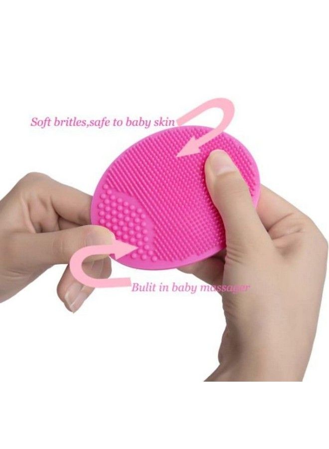 Mummamia Baby Comb & Hairbrush With Soft Silicone Cradle Cap Brushcomes In A Travel Case (Pink) - Image 5