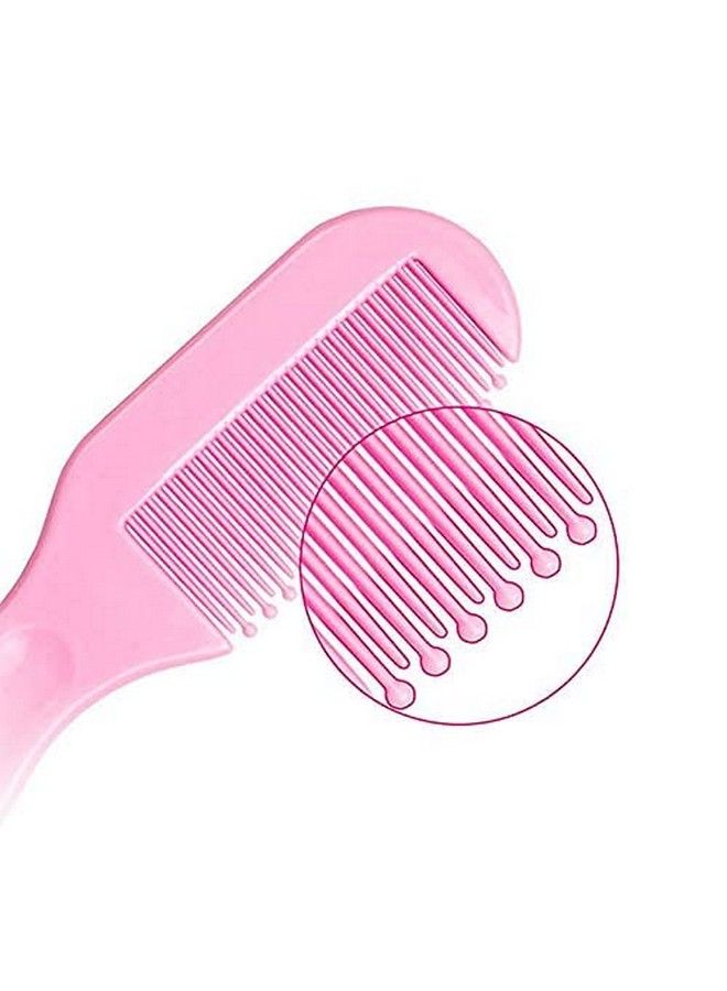 Mummamia Baby Comb & Hairbrush With Soft Silicone Cradle Cap Brushcomes In A Travel Case (Pink) - Image 3