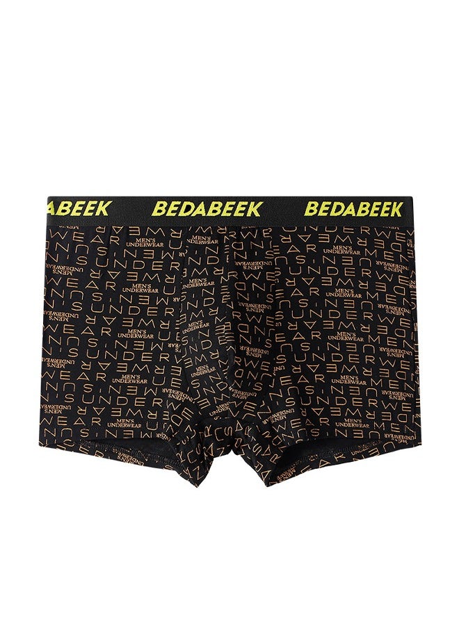 Zeemey 4 Pack Men's Sort Boxer Briefs & Trunks,Breathable Stretch Cotton Moisture-Wicking Underwear,Modern Fit Low Rise