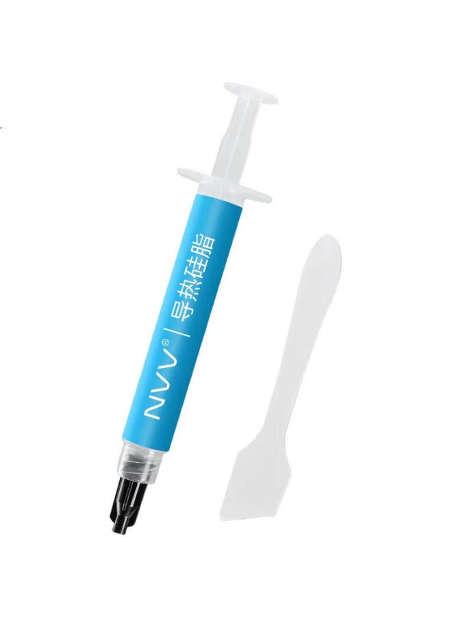 Nvv Nt-15 Thermal Paste, Graphics Card Cpu Laptop Cooling Thermal Paste Silicone Gel Thermal Compound, High Thermal Conductivity 15.6W/2G Package - Image 2