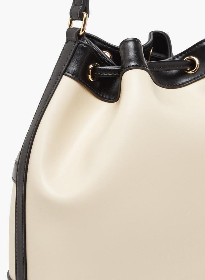 سيليست حقيبة دلو بألوان متدرجة مع إغلاق برباط - Image 5