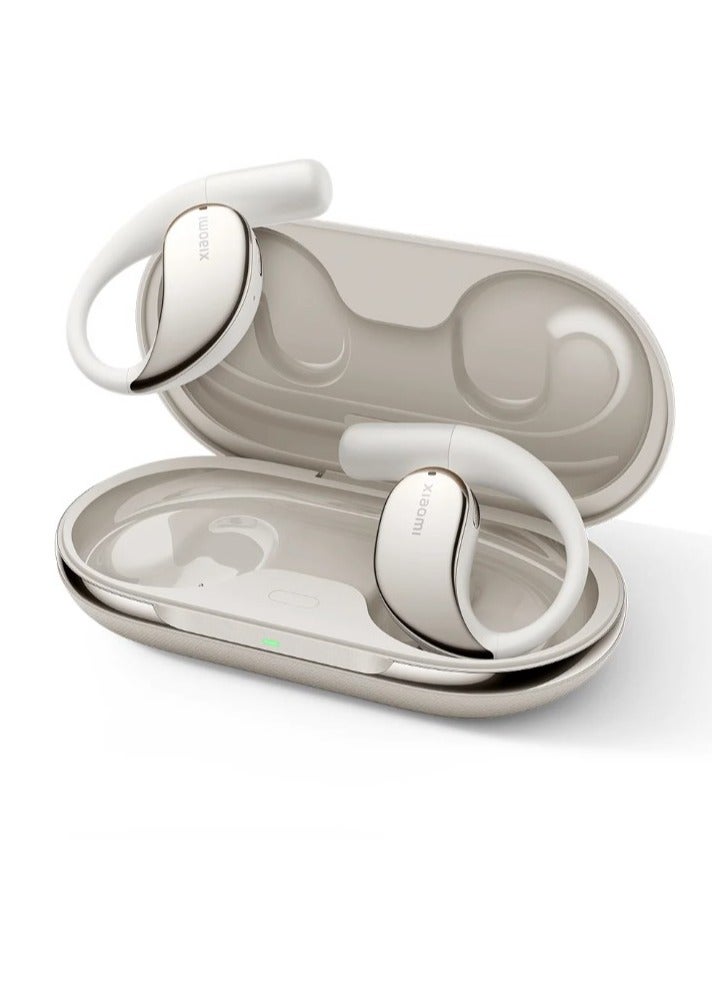 Xiaomi OpenWear Stereo | AI Noice Reduction With Dual Mic | IP54 Dust And Water Resistance | Hi-Res Audio | Sandstone Beige - Image 1